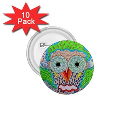 Cosmic Owl 1.75  Buttons (10 pack)