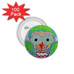 Cosmic Owl 1.75  Buttons (100 pack) 