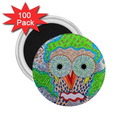 Cosmic Owl 2.25  Magnets (100 pack) 