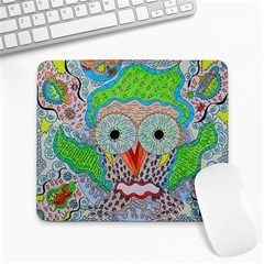 Cosmic Owl Large Mousepads