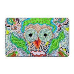 Cosmic Owl Magnet (Rectangular)