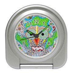 Cosmic Owl Travel Alarm Clock