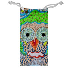 Cosmic Owl Jewelry Bag