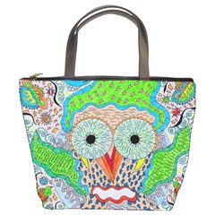 Cosmic Owl Bucket Bag