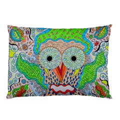 Cosmic Owl Pillow Case by chellerayartisans