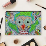 Cosmic Owl Cosmetic Bag (Large) Front