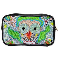 Cosmic Owl Toiletries Bag (One Side)