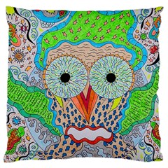 Cosmic Owl Large Cushion Case (One Side)