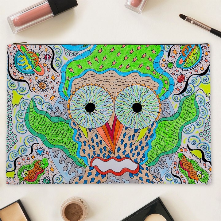 Cosmic Owl Cosmetic Bag (XXL)