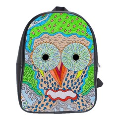 Cosmic Owl School Bag (XL)