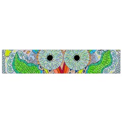 Cosmic Owl Small Flano Scarf