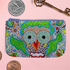 Cosmic Owl Large Coin Purse by chellerayartisans