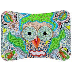 Cosmic Owl Velour Seat Head Rest Cushion