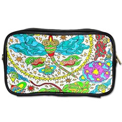 Cosmic Dragonflies Toiletries Bag (two Sides) by chellerayartisans