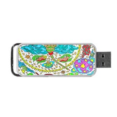 Cosmic Dragonflies Portable Usb Flash (two Sides) by chellerayartisans