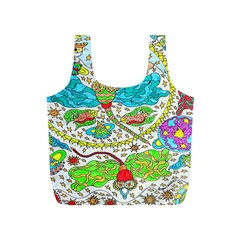 Cosmic Dragonflies Full Print Recycle Bag (s)