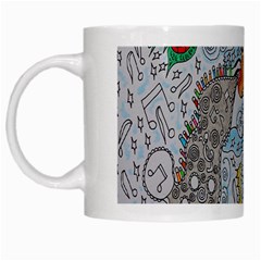 Music Angel White Mugs