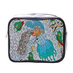 Music Angel Mini Toiletries Bag (one Side) by chellerayartisans