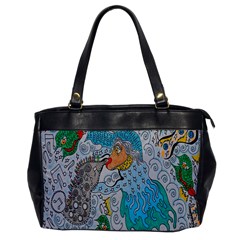 Music Angel Oversize Office Handbag by chellerayartisans