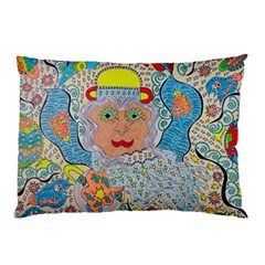 Cosmic Moon Angel Pillow Case