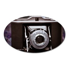 Vintage Camera Oval Magnet by snowwhitegirl