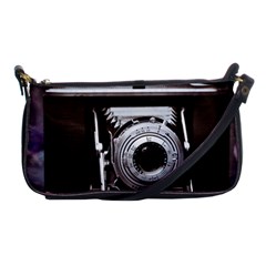 Vintage Camera Shoulder Clutch Bag by snowwhitegirl