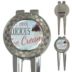 Delicious Ice Cream 3-in-1 Golf Divots