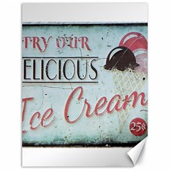 Delicious Ice Cream Canvas 18  x 24 