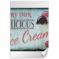 Delicious Ice Cream Canvas 24  x 36 