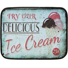 Delicious Ice Cream Fleece Blanket (Mini)