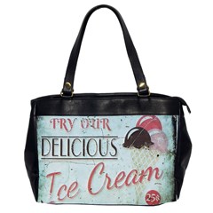 Delicious Ice Cream Oversize Office Handbag (2 Sides)