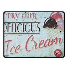 Delicious Ice Cream Fleece Blanket (Small)