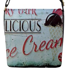 Delicious Ice Cream Flap Closure Messenger Bag (S)