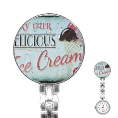 Delicious Ice Cream Stainless Steel Nurses Watch