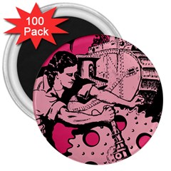 Working Woman 3  Magnets (100 Pack) by snowwhitegirl