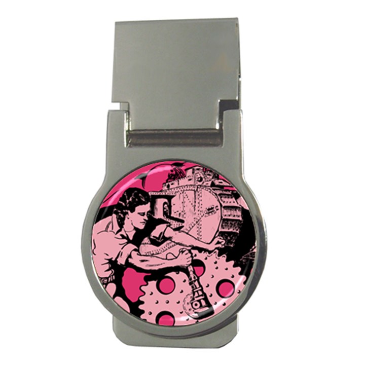 Working Woman Money Clips (Round) 