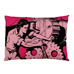 Working Woman Pillow Case by snowwhitegirl