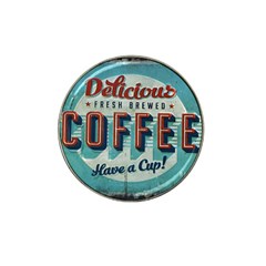 Delicious Coffee Hat Clip Ball Marker (4 Pack) by snowwhitegirl