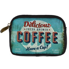 Delicious Coffee Digital Camera Leather Case by snowwhitegirl