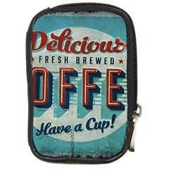 Delicious Coffee Compact Camera Leather Case by snowwhitegirl