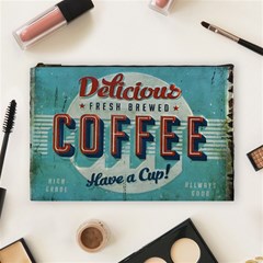 Delicious Coffee Cosmetic Bag (large) by snowwhitegirl