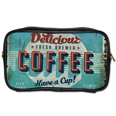 Delicious Coffee Toiletries Bag (one Side) by snowwhitegirl