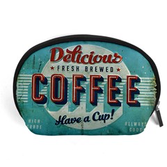 Delicious Coffee Accessory Pouch (large) by snowwhitegirl