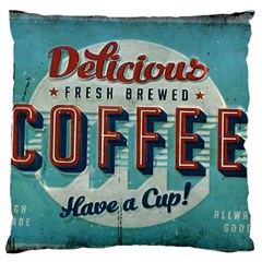 Delicious Coffee Standard Flano Cushion Case (two Sides) by snowwhitegirl