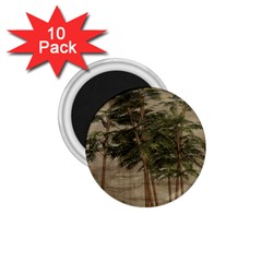 Vintage Bamboo Trees 1 75  Magnets (10 Pack)  by snowwhitegirl