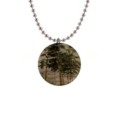 Vintage Bamboo Trees Button Necklaces by snowwhitegirl