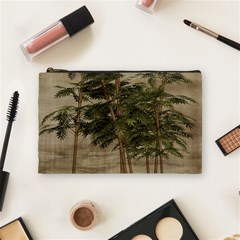 Vintage Bamboo Trees Cosmetic Bag (medium) by snowwhitegirl