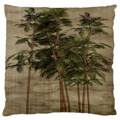 Vintage Bamboo Trees Standard Flano Cushion Case (one Side) by snowwhitegirl