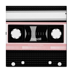 Pink Compact Cassette Tile Coasters by snowwhitegirl