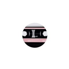 Pink Compact Cassette 1  Mini Magnets by snowwhitegirl